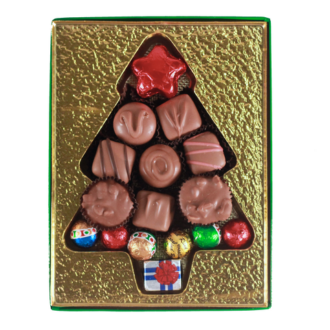 Christmas Tree Box with Assorted Chocolates