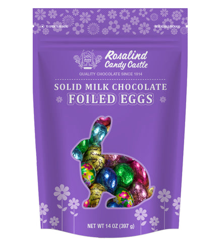 Solid Chocolate Miniature Foiled Eggs